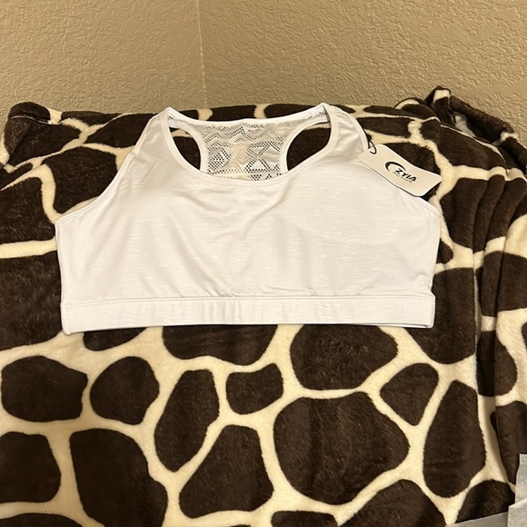 ZYIA ACTIVE White Bomber Bra XXL - Picture 2 of 3